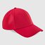 Gorra clásica "Inicial relieve" color rojo